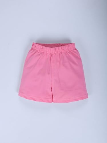 Image of KiddoPanti Girls Cycling Shorts Pack of 3 | Soft & Stretchy Cotton Spandex | Comfortable Fit with Elastic Waistband | Solid Colors Half Tights for Girls Inners