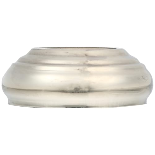 IWOWHERO Soporte de Bola de Observación Metálico Engrosado Color Beige Claro Tamaño 110, Base de Acero Inoxidable para Jardín Exterior, Pedestal Decorativo Resistente para Esfera y Mástil