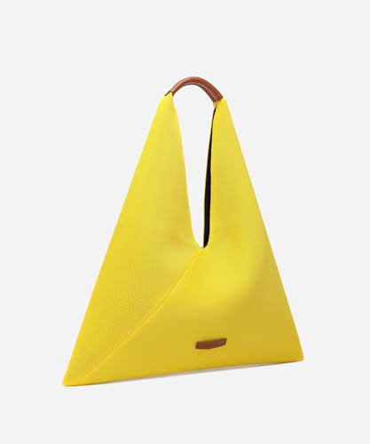 Image of NEWBELLA Anne Knitted Shoulder Hobo Bag City Chic Sporty Women Hobo Handbags, Yellow