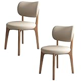 【Dossier profilé ergonomique】 Dossier avec angle ergonomique de 97° et design incurvé s'adapte aux courbes du corps, enveloppant largement le dos pour réduire la tension lombaire Cette chaise de salle a manger vous garde confortable pendant de longues repas