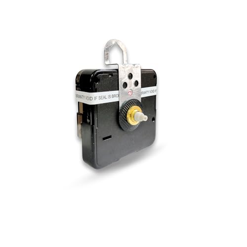 Image of A Product of SONAM Quartz Sweep Silent Movement Machine, 12mm Battery Operated Clock Movement - Plastic, Sweep, Black