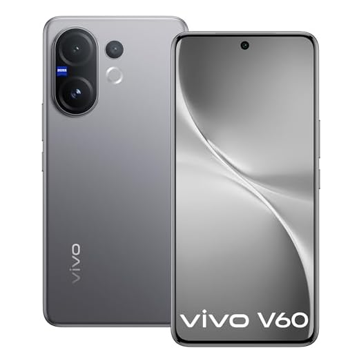 Vivo V60 5G (Mist Gray, 16GB RAM, 512GB Storage) with No Cost EMI/Additional Exchange Offers