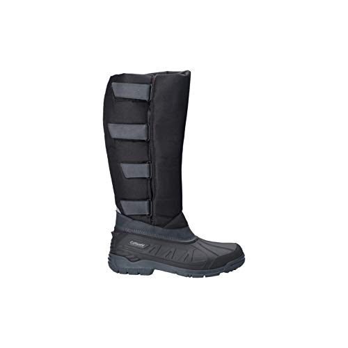 Bottes de pluie Kemble courtes noires 39 avec semelle crantée antidérapante unisexe - 4