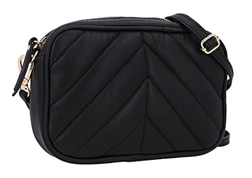 Gusti Leder Umhängetasche Damen Skylar – Kleine Lederhandtasche Damen Schwarz - Perfekt für Alltag, Festival oder als abendliches Accessoire