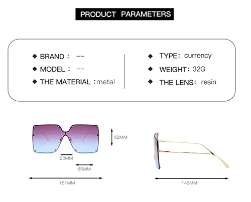 Retro Metal Sunglasses for Men and Women Outdoor Vacation Sunshade Beach Decoration (Color : C, Size : Medium)4