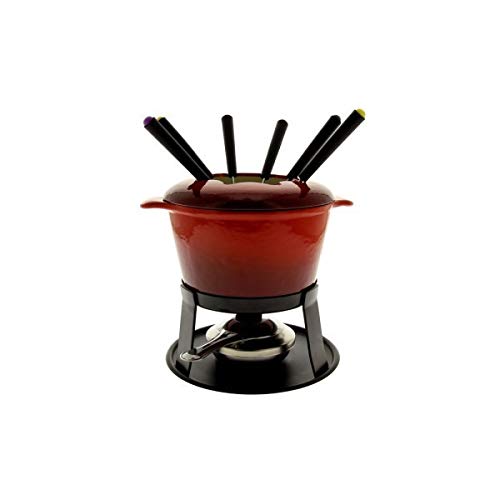 Tableandcook set fondue 6 tenedores rojo hhf0255