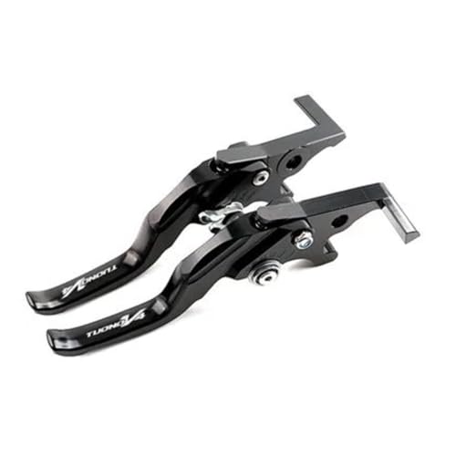 Leviers de frein moto CNC Tuono V4 ensemble gris court pour conduite sportive