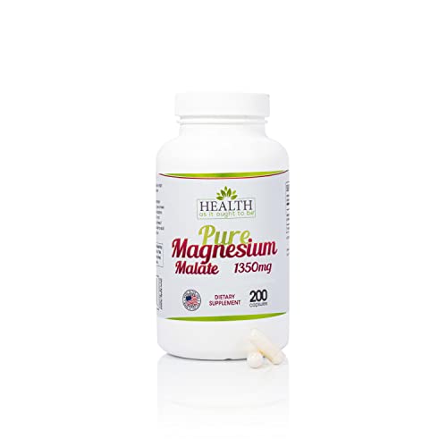 Health As It Ought To Be Pure Magnesium Malate 1350 mg