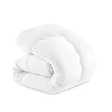 Atokazo 掛け布団 シングル 春夏秋 薄め 【ほどよい温もり】 抗菌防臭中わた 洗える 軽量 通気性 ふんわり ほこりが出にくい 丸洗いOK 肌掛け 合掛け 掛けふとん ホワイト 150X210cm