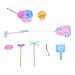 TOYANDONA 9PCS Bambini Set di Pulizia Giocattoli Pretend Gioca Pulizie Kit Spazzare Mini Scopa Scopa Paletta Spolverino Giocattoli di Pulizia Giocattoli Regalo per Le Ragazze E Ragazzi