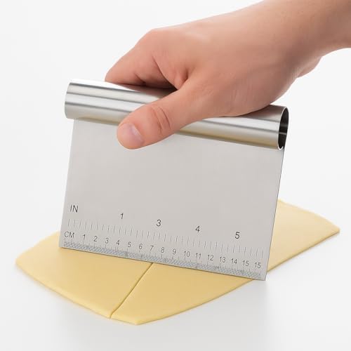 Espátula de Corte Inox 15x11cm com Régua – Corte Preciso e Rápido...