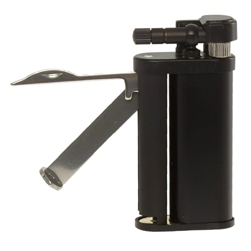 Encendedor Kiribi Tomo negro mate con herramientas integradas miniatura 1