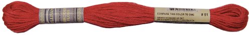 Sullivans 6-Strand Embroidery Cotton 8.7yd - Very Dark Coral Red