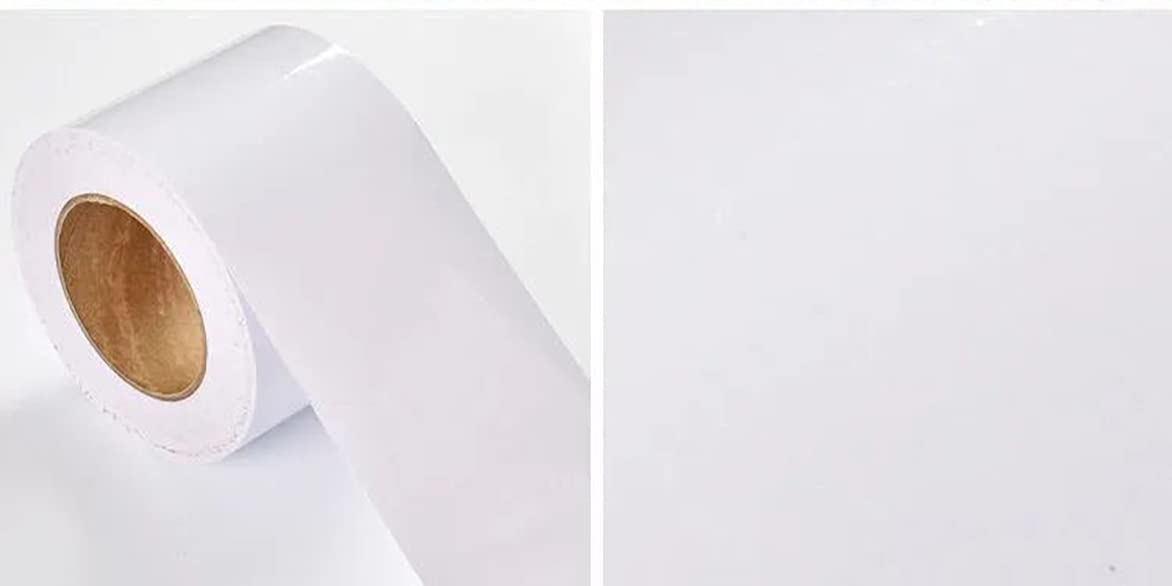 Visitryl White Pearl Wallpaper Border Peel And Stick For Bathroom Wall Border Sticker Home Ceiling Decorative Border 5Cm X 500Cm