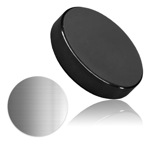 YoRise Magnetic Phone Holder for Car Dashboard, Car Phone Mount with Metal Pad, Automotive Dash Smartphone Holder for Most Vehicles (Black)