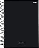 Jandaia - Caderno Espiral Univ CD 10 matérias 200fls Stomp Preto