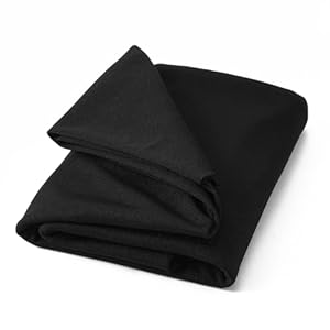 67"×20" Speaker Fabric Black Stereo Grill Mesh Fabric Cabinets Speaker Cloth Replacement for Home Stage Audio Speakers and Vintage Carpet Subwoofer Ktv Boxes Repair