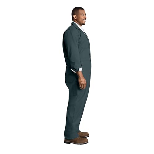 Image of Red Kap Men's Twill Action Back Coverall With Chest Pockets - Mechanic Coveralls With Concealed Zippers