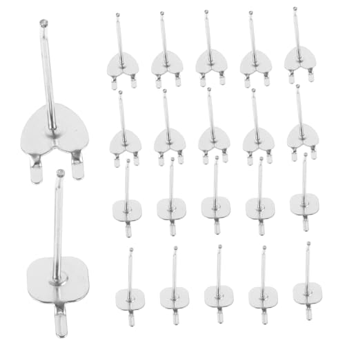 BUGUUYO 20pcs Metal Pegboard Hooks for Heart Shaped Hooks Easy to Install Remove