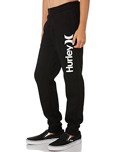 Boys' Hurley One and Only Logo Fleece Joggers BLACK / L2
