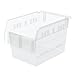 Akro-Mils 30880 ShelfMax 8 Plastic Nesting Shelf Bin Box - 12" L x 8" W x 8" H - Case of 8 - Yellow
