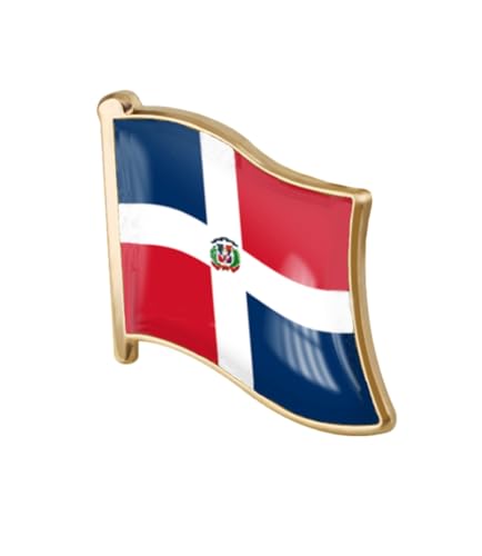 Image of vmcoatdu 1inch Country Flag Pin Badge International Travel Brooch Metal Alloy Souvenir Pin