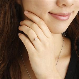 Amazon.co.jp: k18ダイヤリング 指輪 WG（ホワイトゴールド） 9号