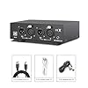 Hfgdnchva 2X 2 Channel 48V Phantom Power Supply,Universal Compact Phantom Power for Condenser Microphone Music Recording Equipment #3