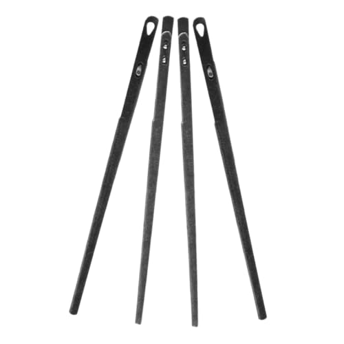 CLISPEED 4 piezas Kit de Agujas de Coser Cuero Multiusos para Manualidades Cuero Doble y Simple Orificio Resistente Versátil para Bordado