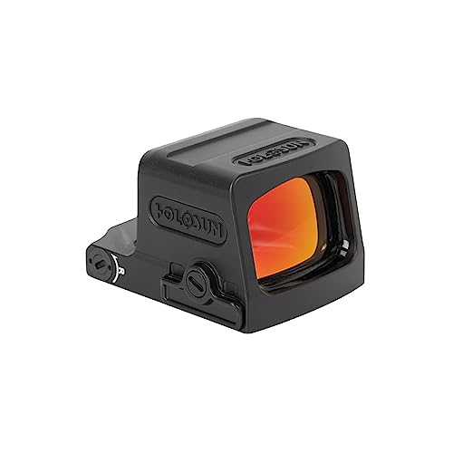 Image of Holosun EPS Full Size Series 2MOA /6MOA or 2MOA with 32MOA Circle dot Options, Closed Emitter Sight, Modified RMSc, RMR Adapter Plate- Red /Green /Gold Options