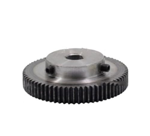 Bevel Gear Pinion Hardware Mechanical 1pcs 1M70T Spur Gear Bore 8mm 10mm 12mm 14mm 15mm Motor Gear 1mod 70 Teeth Low Steel Metal Gear for Motor(14mm)