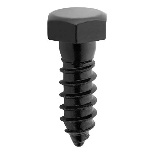 Lag Screw 1/2" x 1 1/2" National Hardware N800-123 tirefond noir pour bois en lot de 12