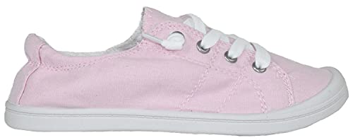 Image of Soda Flat Women Shoes Linen Canvas Slip On Sneakers Lace Up Style Loafers Zig-S
