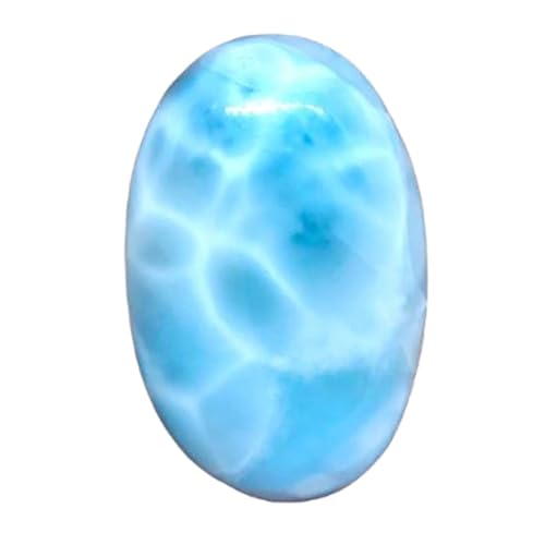 Larimar naturel ovale de qualité supérieure 33x20x8mm pour bijouterie fine