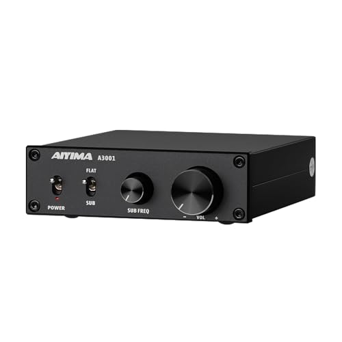 AIYIMA A3001 TPA3255 Mini amplificateur de subwoofer 200 W HiFi Mono amplificateur de puissance Classe D Ampli pleine fréquence et subbasse commutable Amps DC...