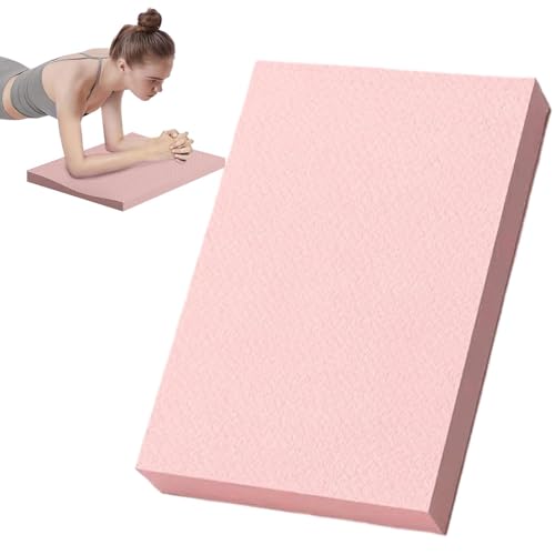 Almohadillas de ejercicio para rodillas esterilla de yoga suave azul soporte antideslizante para equilibrio