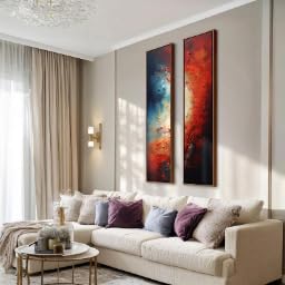 Affiche long format vertical XBTYKPB déco couloir 45x135cm - 3