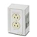 PHOENIX CONTACT 5604747 AC Power Plugs & Receptacles EM-Duo 120/15/V/H