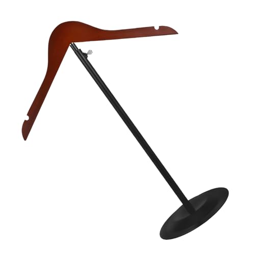 Cabilock Adjustable Clothing Display Stand Black Base for Women's Boutique Retail Space Optimization