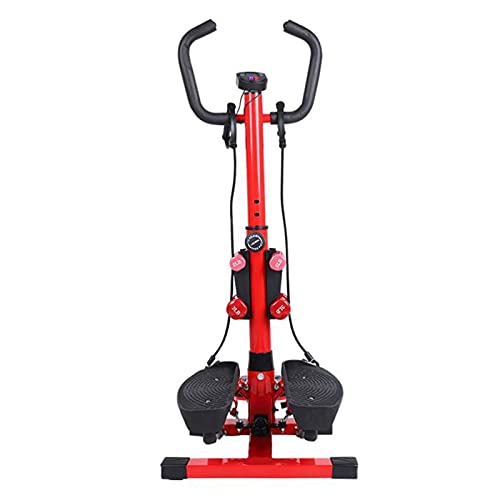 Image of Mini-Stepper Swing Stepper Adjustable Stepper Aerobic Twist Stair Stepper Exercise Fitness Workout Machine with LCD Screen and Safety Handlebars