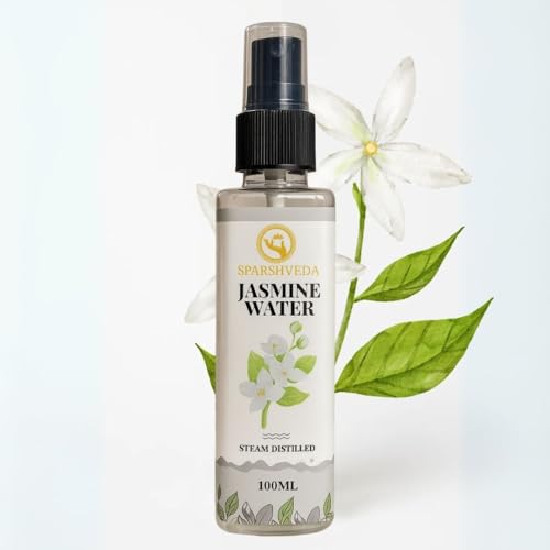 Image of Jasmine Floral Water Spray | Natural & Refreshing Face & Body Mist | Hydrating, Cooling & Soothing Skin Toner | For All Skin Types | 100 ML