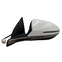 Spieg Außenspiegel Links für Hyundai Tucson NX4 2021-2025 Elektrisch Einklappbar, Blinklicht, Weißes Material, 8 PIN