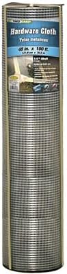 Galvanized Metal Hardware Cloth Fence, 48-In. x 100-Ft.