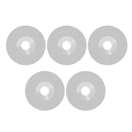 ZHLWei 5 Hojas de Sierra de Diamante ultrafinas de 60 mm, Disco de Corte, muela de Diamante, Hoja de Sierra Circular for Cortar Vidrio y mármol