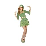 Atosa- Disfraz mujer duende, Color verde, M-L (14758)
