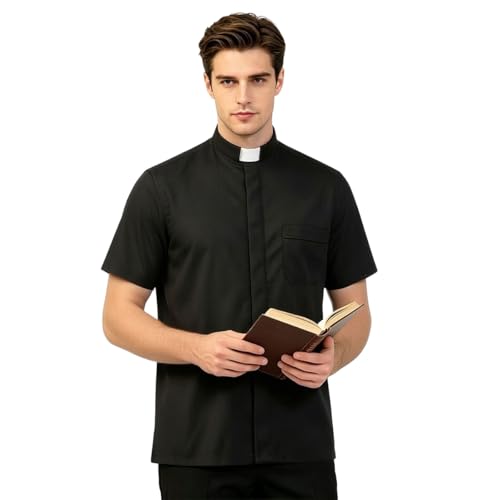 Chemise clergé col romain BPURB pour prêtre catholique et pasteur