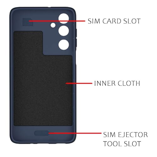 Image of Shockproof Case for Samsung Galaxy A17 5G / F17 5G / M17 5G | Full Camera Protection | TPU Flexible Back Cover for Samsung Galaxy A17 5G / F17 5G / M17 5G (Steel Blue)