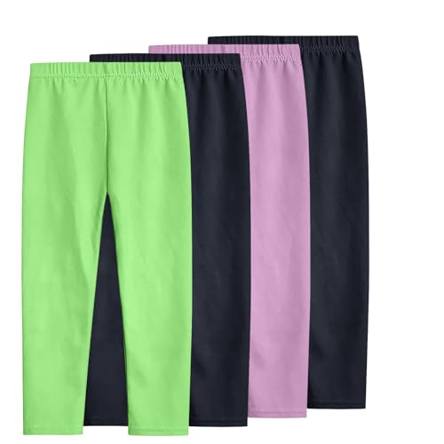 4pc Toddler Kids Leggings Comfortable Softness Yoga Dance Pants Kids Bell Bottoms Breathable Stretchy Leggings