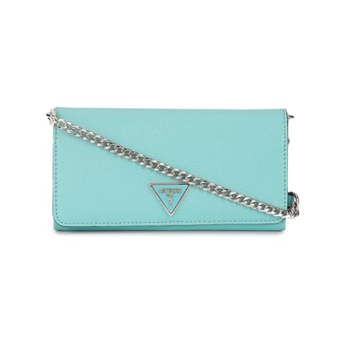 Sac bandoulière GUESS Noelle Mini Xbody Flap Organizer Teal pour femme