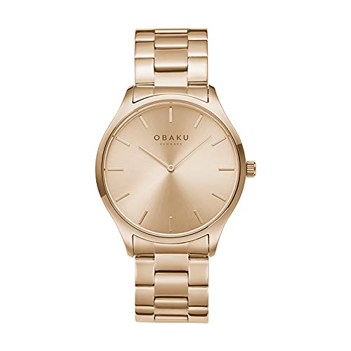 Obaku Tang Rosette Analog Rose Gold Dial Mens Watch-V260GXVVSV (B09HGKXGQX) Amazon Price History, Amazon Price Tracker
